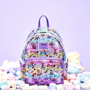 SALE! Lisa Frank X Loungefly Halloween Holo Backpack! Glitter&Glows In The Dark